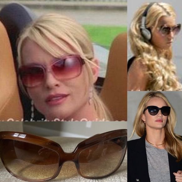 Oliver Peoples Brown Gradient Oversized Womens Sunglasses